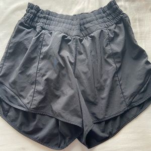 Lululemon black running shorts